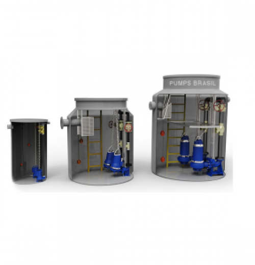 Estação Elevatória de Esgoto Compacta – Acima de 2.000 Litros Estação Elevatória de Esgoto Compacta – Acima de 2.000 Litros